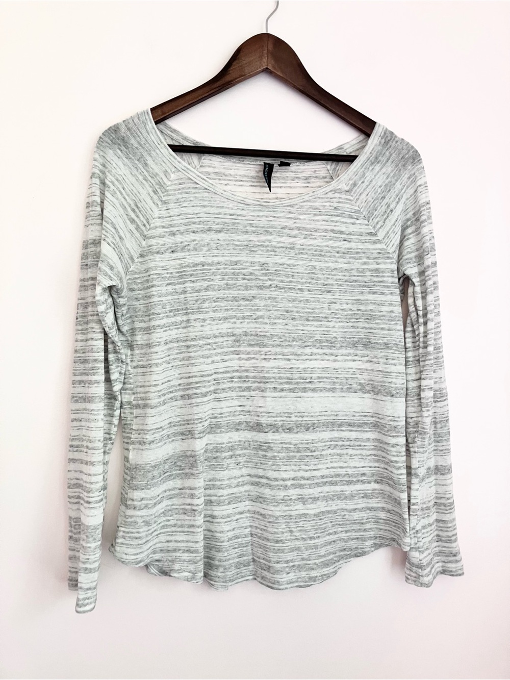 Cynthia Rowley Heathered Long Sleeve Top